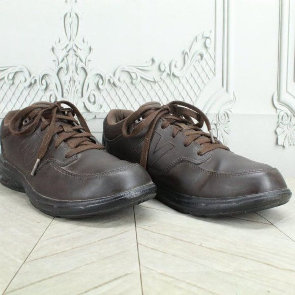 New Balance 813 Brown Leather Lace Up Walking Sneaker Shoes Size US 10.5 - Picture 2 of 10